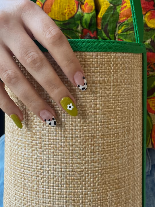 3d Sculpting, Animal Print, Hand Painting — nail work by Lacquer Nail Bar