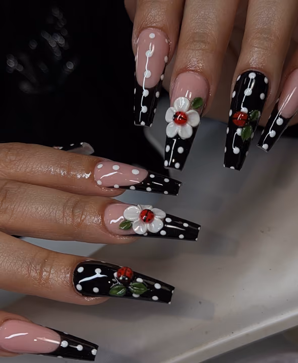 3d Sculpting, Ballerina, Hand Painting — nail work by TARA NAILS & LASH -nails