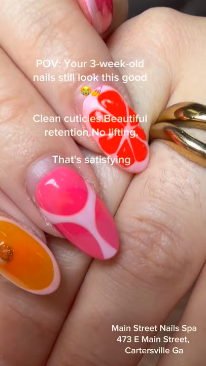 3d Sculpting, Apex Building, Encapsulation — nail work by Main street Nails spa