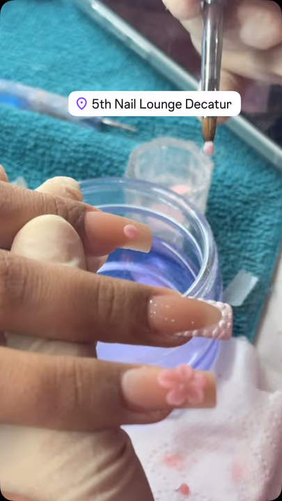 3d Sculpting, Nail Extensions — nail work by 5th Nail Lounge Decatur