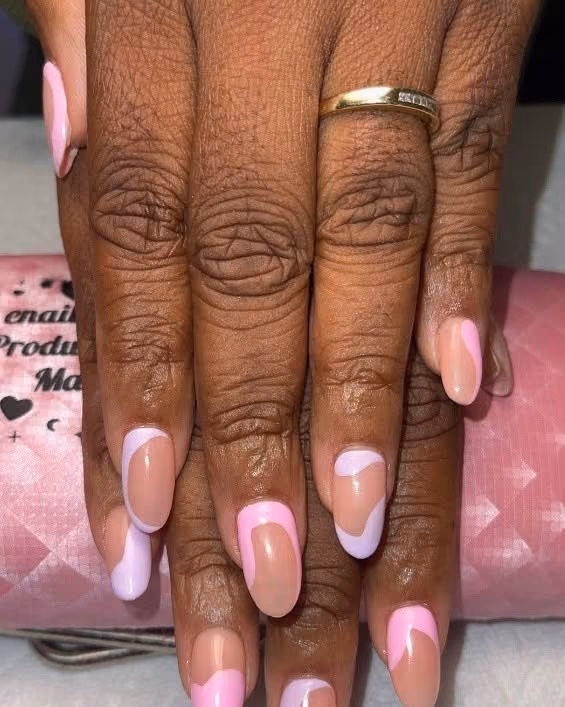 Negative Space, Swirl Art — nail work by just nails
