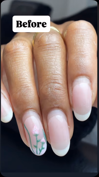 Hand Painting — nail work by Ambiance Nail Bar