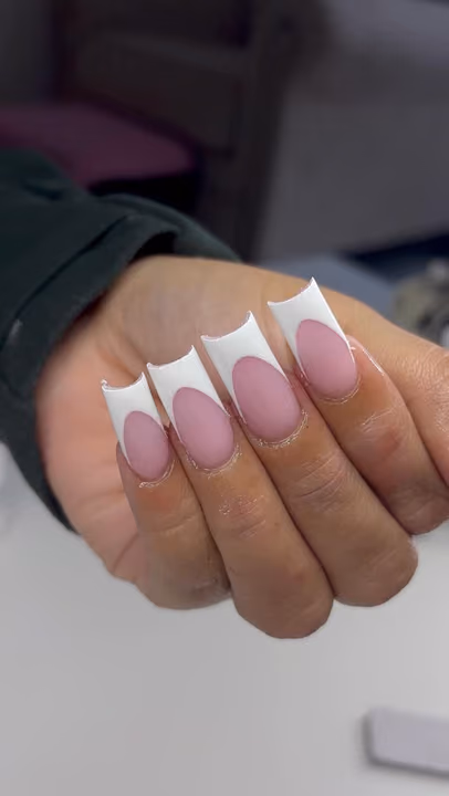 Duck, French Manicure — nail work by Dallas Ga Nail Tech