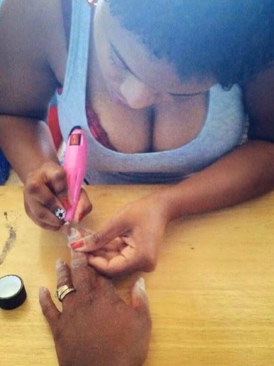 E File Prep, Shaping — nail work by Meme