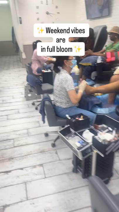 Nail work by Lush Nail Bar Toco Hills
