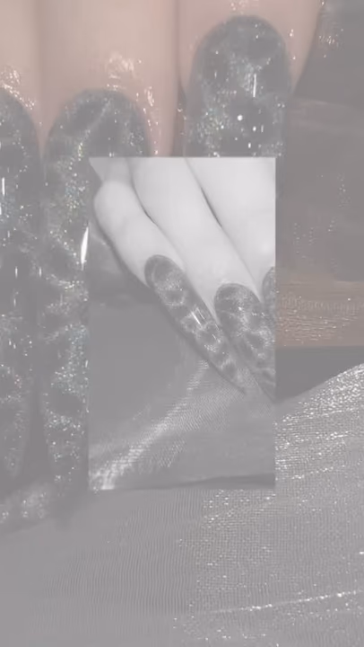 Cat Eye, Nail Extensions, Stiletto — nail work by Dor Nail Bar Atlanta