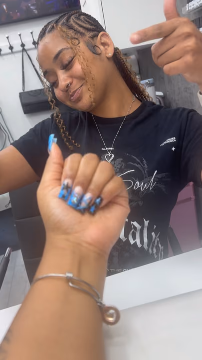 Nail work by Skyler Floyd