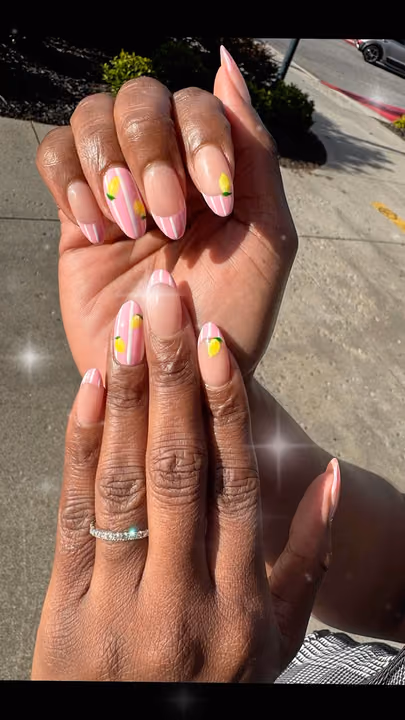 Line Art, Hand Painting — nail work by Lifestyle Nail Bar