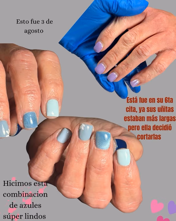 Builder Gel, Cat Eye, Structured Gel — nail work by Sofía Nails Artist