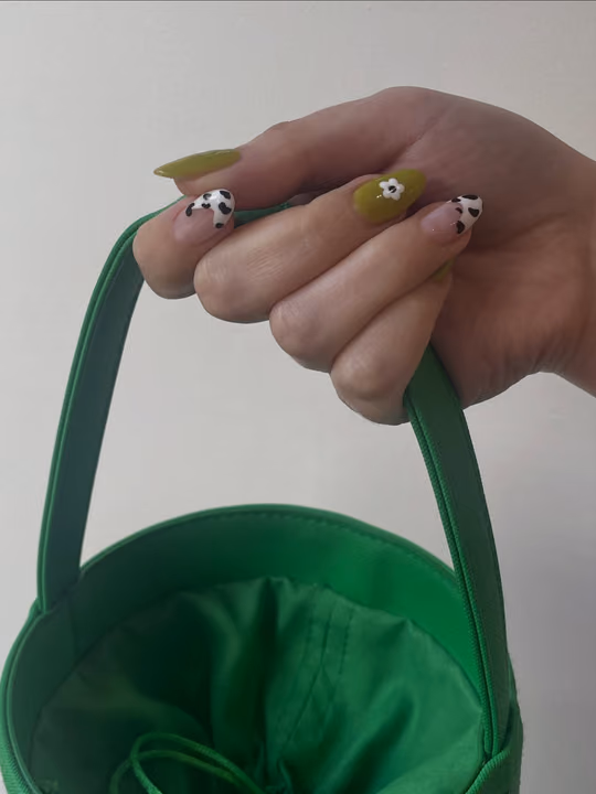 3d Sculpting, Animal Print, Hand Painting — nail work by Lacquer Nail Bar