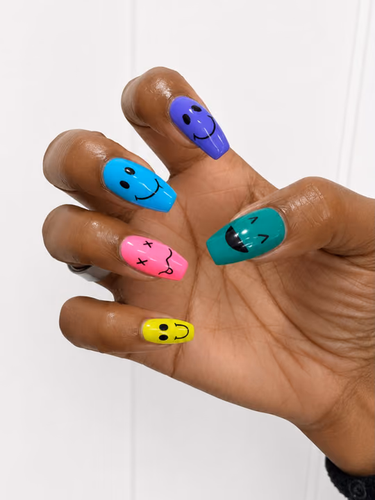 Character Art, Hand Painting — nail work by Atlanta Nail Tech