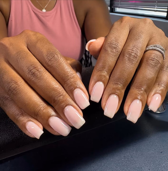Apex Building, Structured Gel — nail work by Atlanta Russian Manicure Specialist