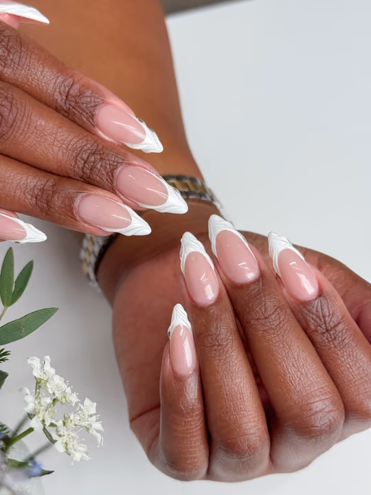 3d Sculpting, Gel Overlay, Textured Finish — nail work by Taylor Le