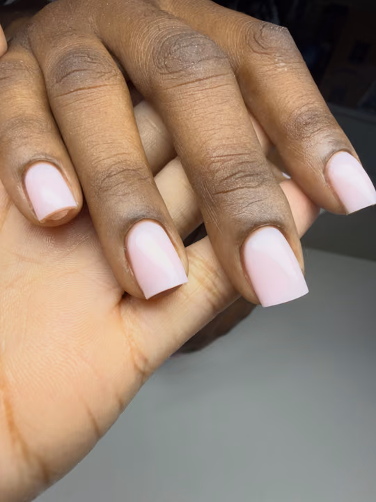Overlay, Structured Gel — nail work by RUSSIAN MANI EDU+SALON
