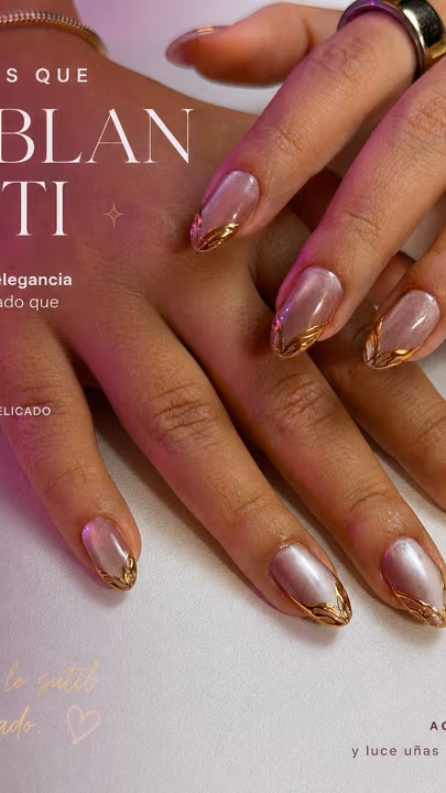 3d Sculpting, Chrome, Line Art — nail work by Kakus Nails studio