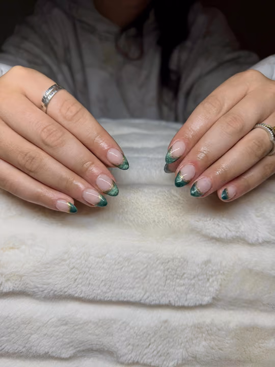 Cat Eye, French Manicure — nail work by nailedbykaykay