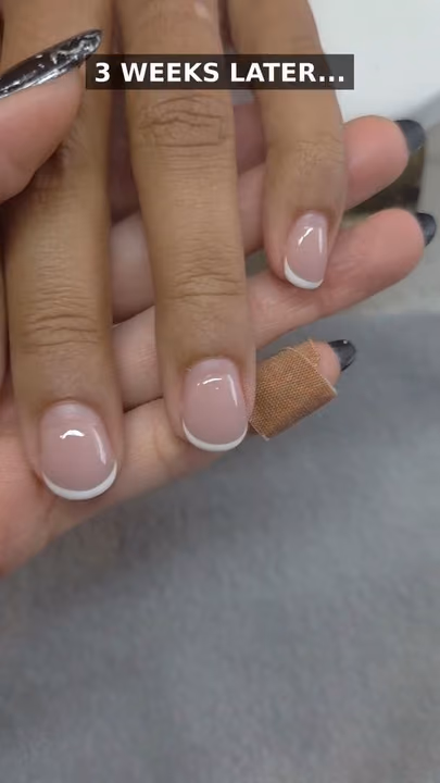Apex Building, Structured Gel — nail work by The Nail Nest
