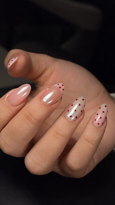 Chrome, Hand Painting — nail work by Sofía Nails Artist