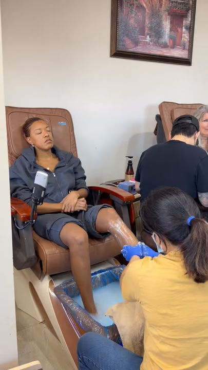 Nail work by Main street Nails spa