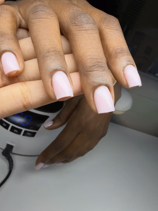 Overlay, Structured Gel — nail work by RUSSIAN MANI EDU+SALON