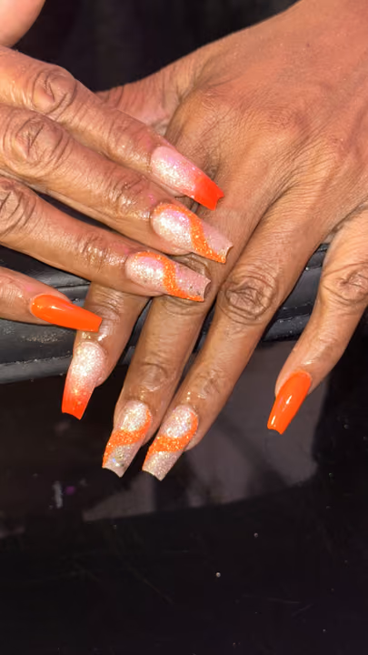 Encapsulation, Structured Gel, Textured Finish — nail work by Luxury Accessory Nail Studio
