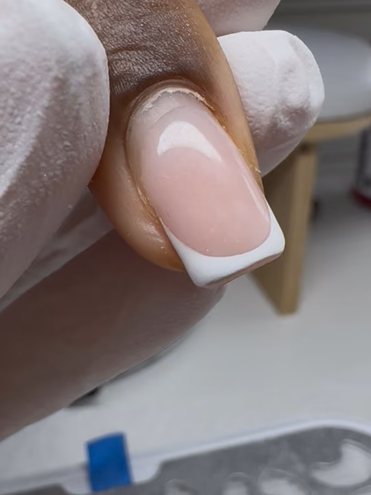 Apex Building, French Manicure — nail work by RUSSIAN MANI EDU+SALON