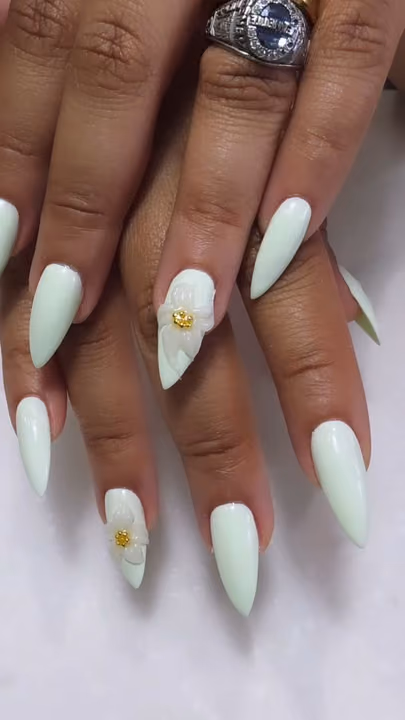 3d Sculpting, Encapsulation, Nail Extensions, Stiletto — nail work by Russian Manicure Atlanta