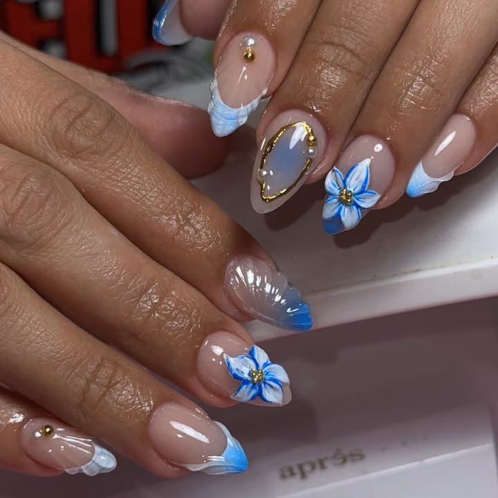 3d Sculpting, Chrome, Encapsulation — nail work by TARA NAILS & LASH -nails