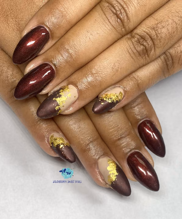 Transfer Foil — nail work by Southernly Sweet Nails