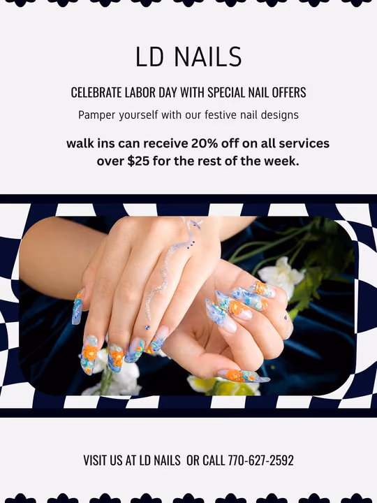 3d Sculpting, Encapsulation, Extreme Length, Hand Painting — nail work by LD Nail Salon