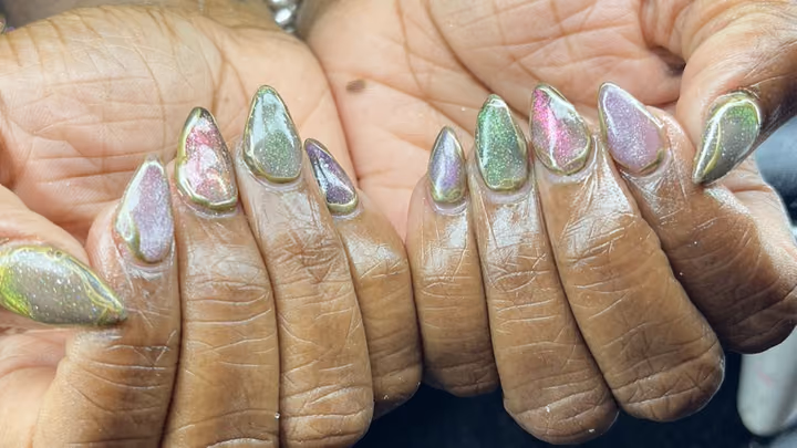 3d Sculpting, Cat Eye, Nail Extensions — nail work by Liyah’s Lair