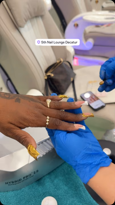 Dual Forms, Nail Extensions — nail work by 5th Nail Lounge Decatur