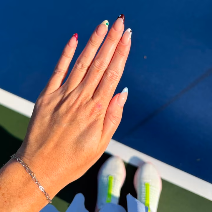 French Manicure, Hand Painting — nail work by Lacquer Nail Bar