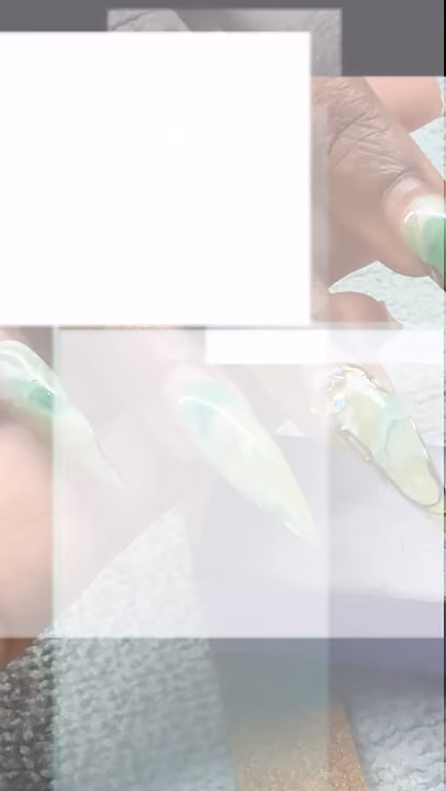 Encapsulation, 3d Sculpting, Marbling, Stiletto — nail work by Atlanta Nail Artist