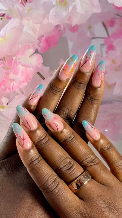 Airbrush, Hand Painting — nail work by Nail Muse