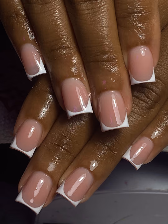 Duck, French Manicure — nail work by Norcross nail tech