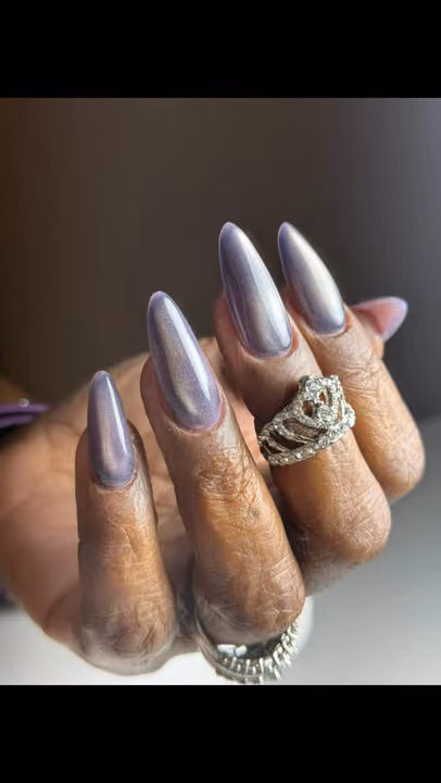 Apex Building, Cat Eye, Structured Gel — nail work by Yudit’s Nails