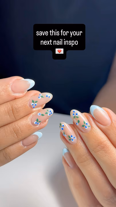 French Manicure, Hand Painting, Line Art — nail work by Nail Muse