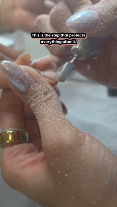 E File Prep, Removal — nail work by The Nail Nest