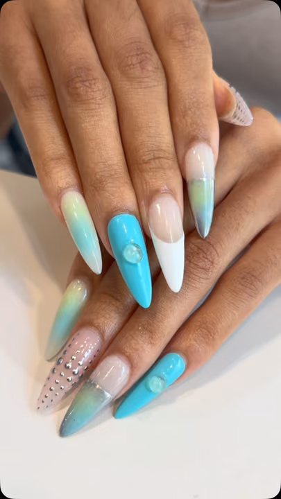 Nail work by BEELLAGIO NAIL, WAX, & LASH BAR