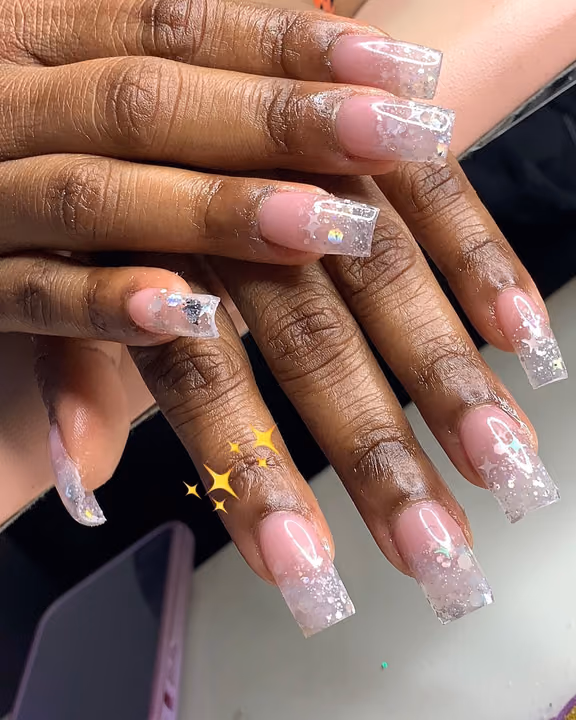 Encapsulation, Glitter Fade — nail work by Divine Lady Collection by Dria