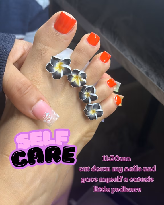 3d Sculpting, Encapsulation, Pedicure — nail work by Nubi Nailz