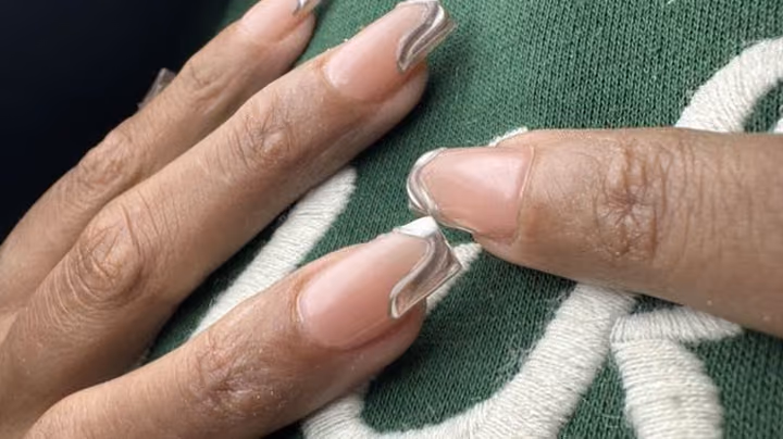 3d Sculpting, Chrome — nail work by Nails by Cody