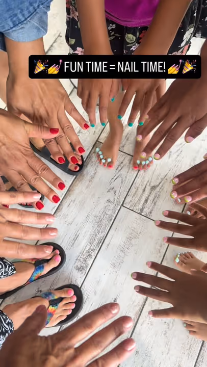 Nail work by Lush Nail Bar Toco Hills