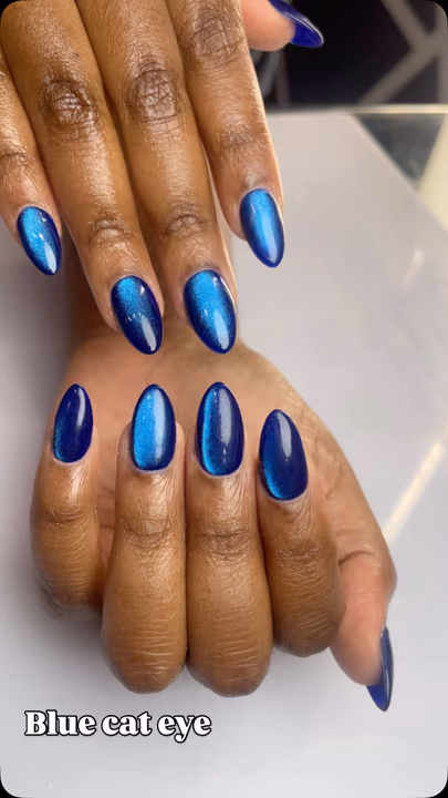 Cat Eye — nail work by Atlanta Nail Tech