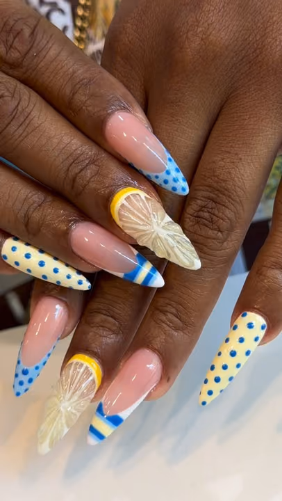 3d Sculpting, Hand Painting, Textured Finish — nail work by BEELLAGIO NAIL, WAX, & LASH BAR