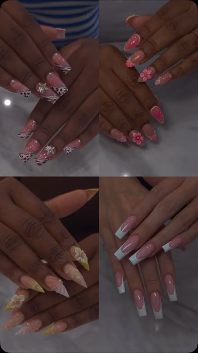 Nail work by Lush Nail Bar Grant Park