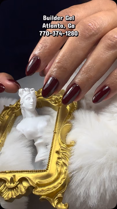 Builder Gel, Structured Gel — nail work by Maya Nails & Beauty