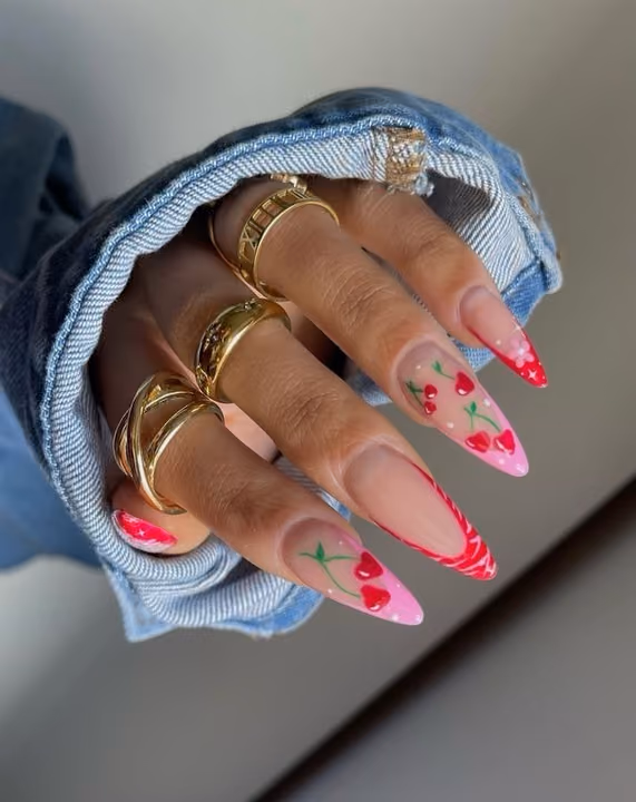 3d Sculpting, Encapsulation, French Manicure, Hand Painting — nail work by Noire Nail Bar