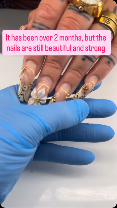 Apex Building, Gel Application, Fill In, Structured Gel — nail work by GT NAILS Duluth, Ga